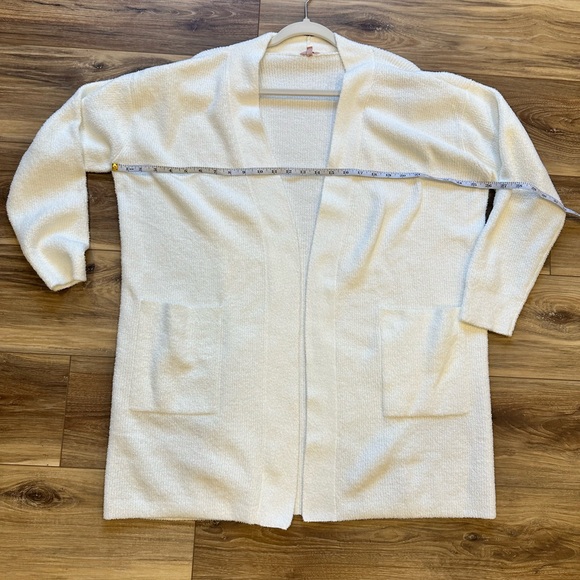 Eberjey Gisele Ivory Robe Shawl Collar Tie Waist Womens Sz Medium - Picture 8 of 8